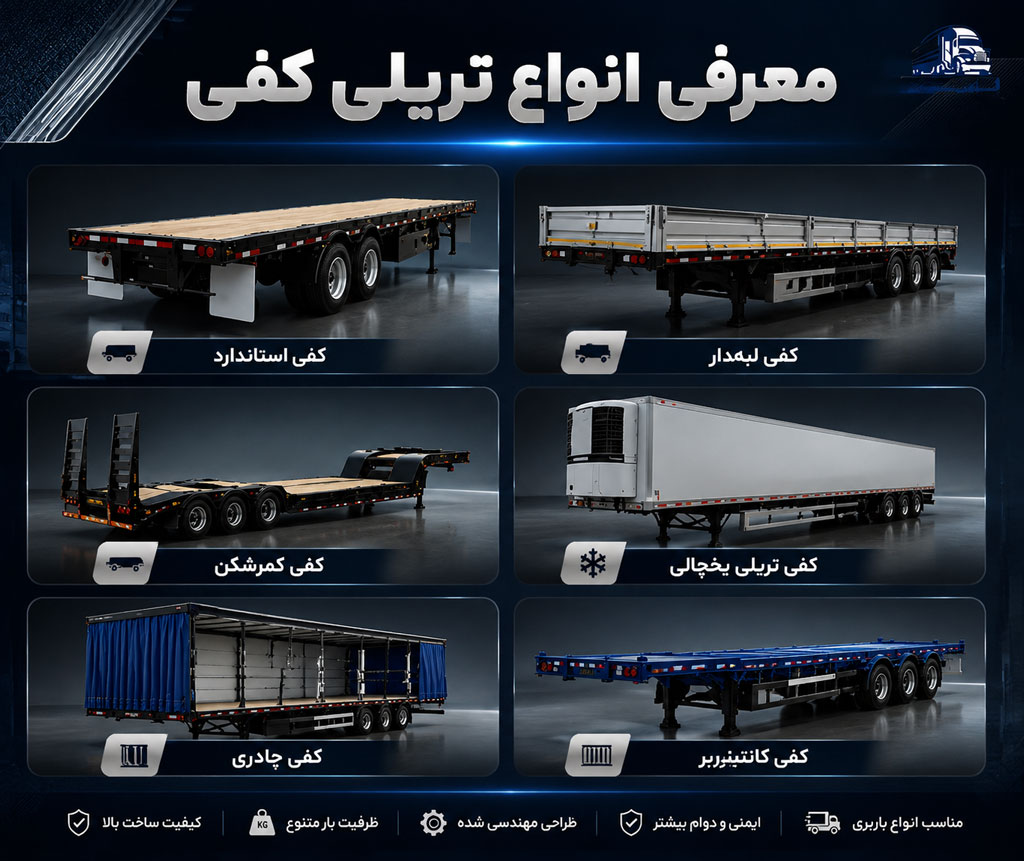 انواع تریلی کفی