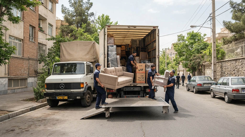 لیست باربری ها حمل اسباب منزل
